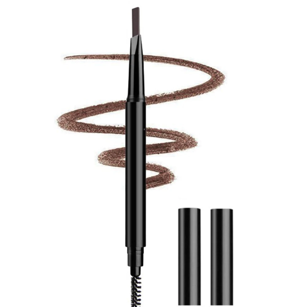 Eyebrow Definer Pencil Makeup Long Lasting Brow Pencil with Brow Brush Cosmetics Medium Coffee