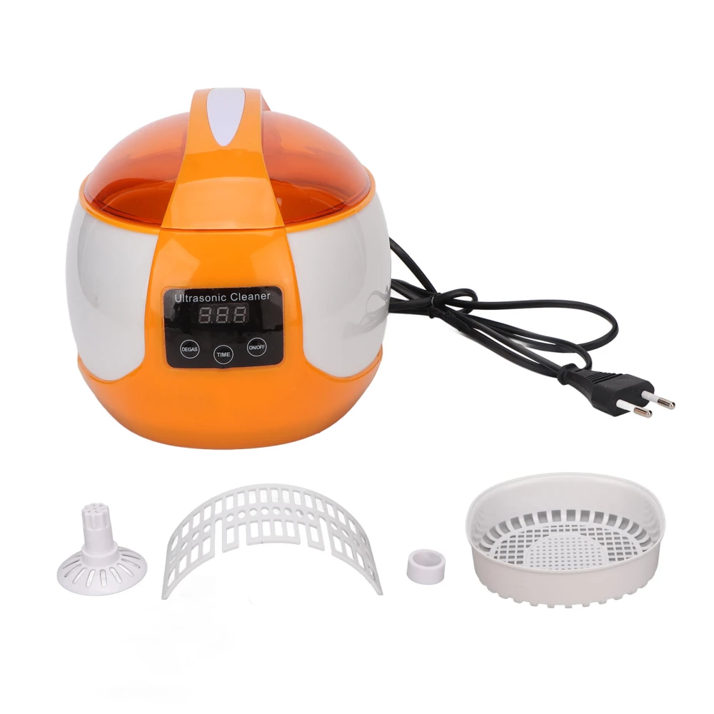 Ultrasonic Cleaner 750ml Multifunctional Deep Cleaning Ultrasonic Machine for Jewelry Makeup Tool