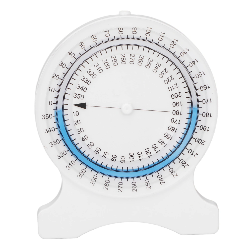 Bubble Inclinometer Good Sealing Rotary Dial Scratch Proof Range of Motion Measuring Tool Physical Therapy Inclinometer