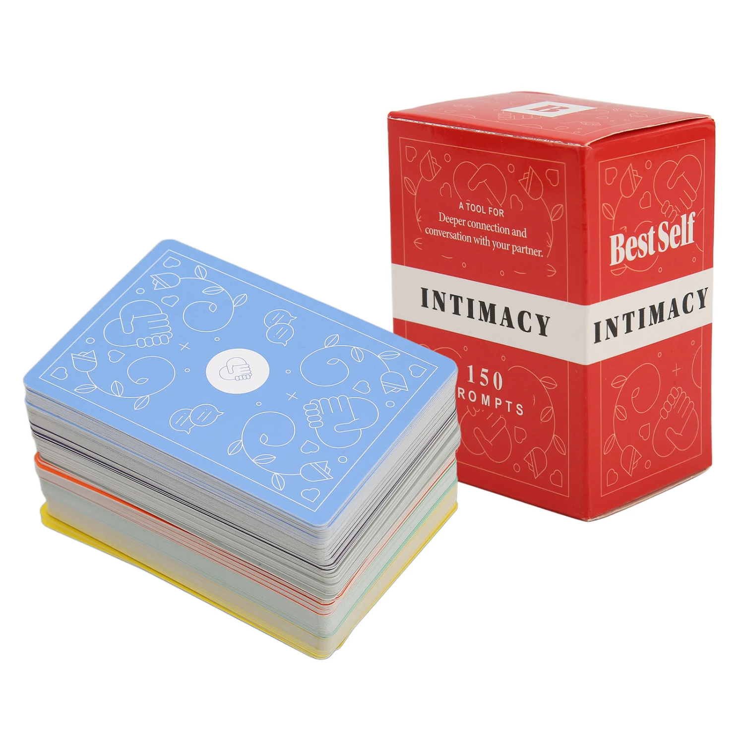 150Pcs Card Game Rich Colors Interactive Romantic Couples Card Game for Couples and Family English Version