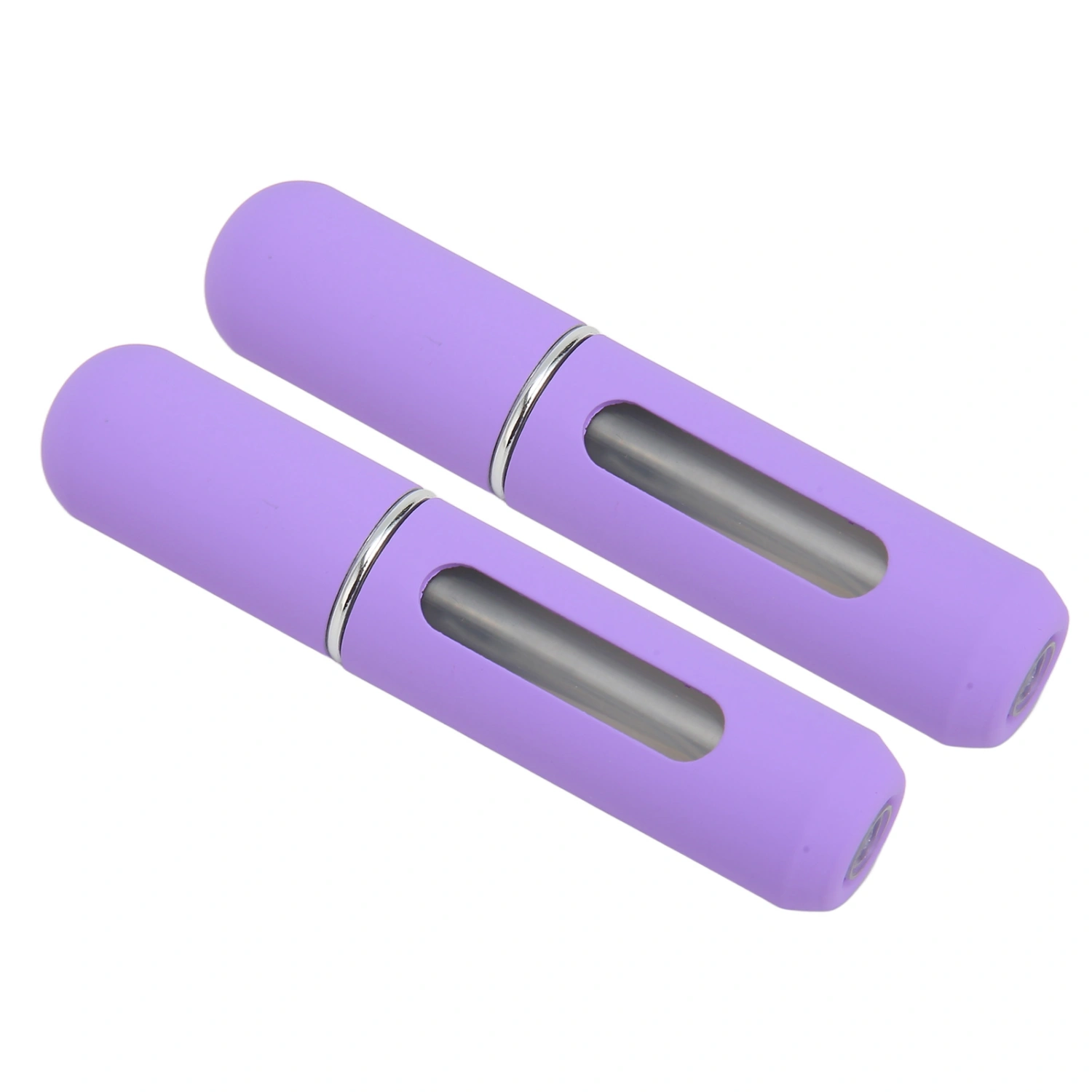2pcs Mini Refillable Atomizer Travel Size Portable Reusable Empty Pump Atomizer Perfume Bottle 5ml