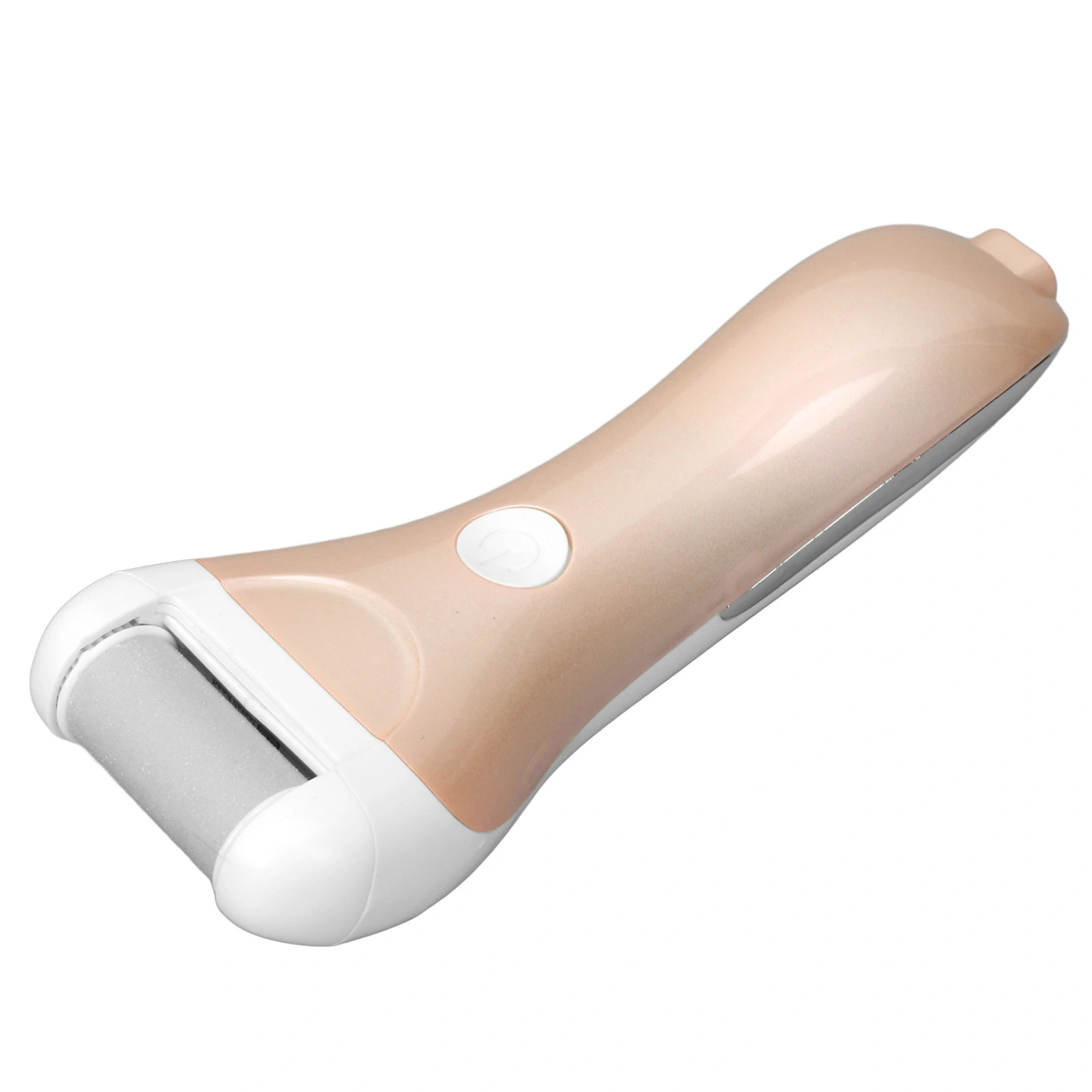 Electric Feet Callus Removers Rechargeable Portable Feet Care Waterproof Foot Pedicures Kits with 2 Roller Heads Champagne
