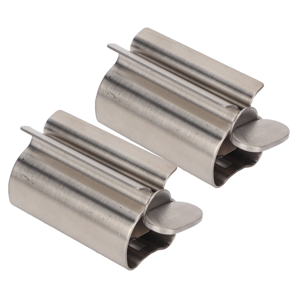 2pcs Tube Wringer 304 Stainless Steel Manual Labor Saving Multifuctional Squeezer Rollers