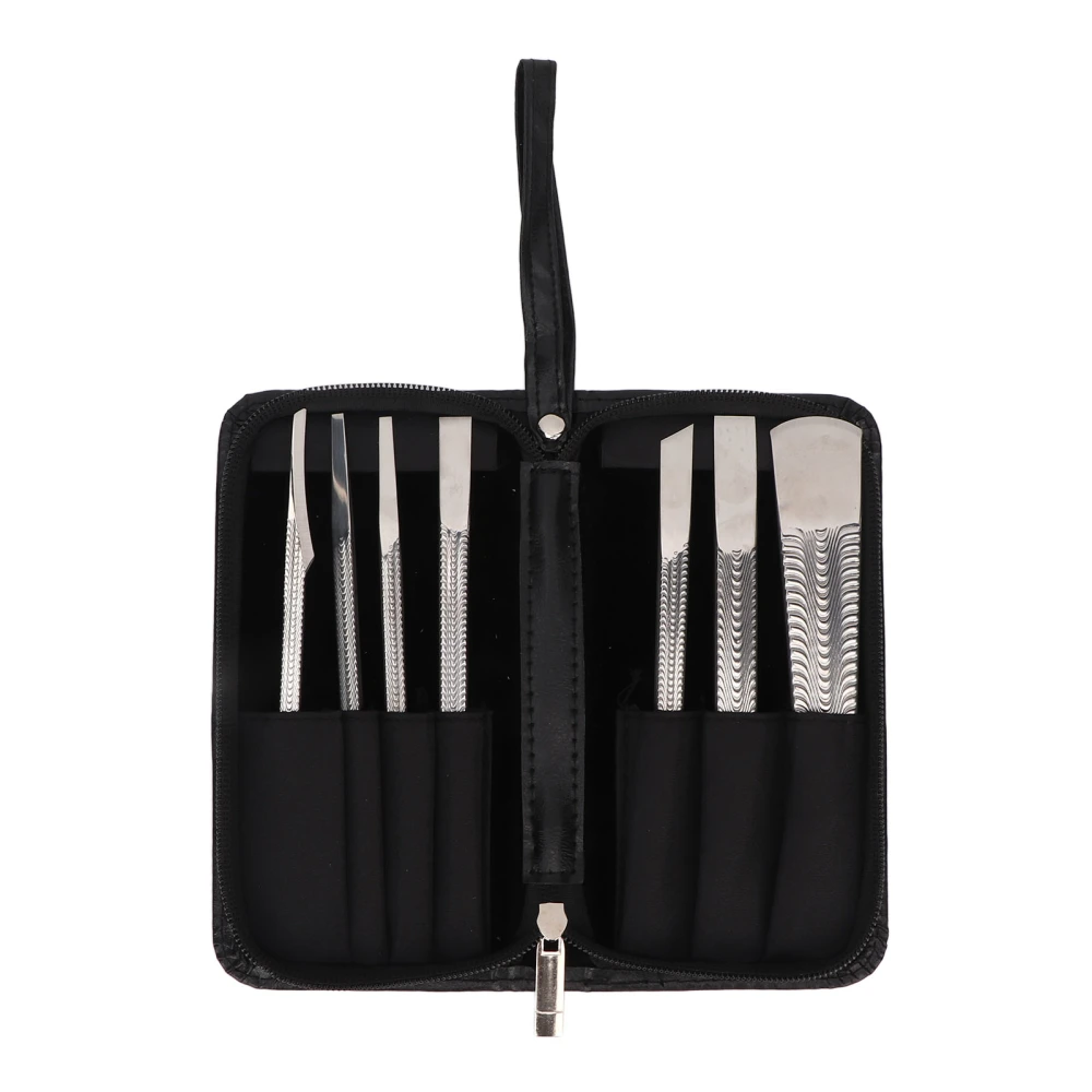 7Pcs Pedicure Knife Professional Set Exfoliating Scraper File Kit Foot Nail Tool with Storage Case