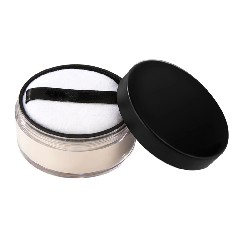 Loose Setting Powder Waterproof Covering Defects 12g Oil Control Face Powder for Makeup Light Skin Color