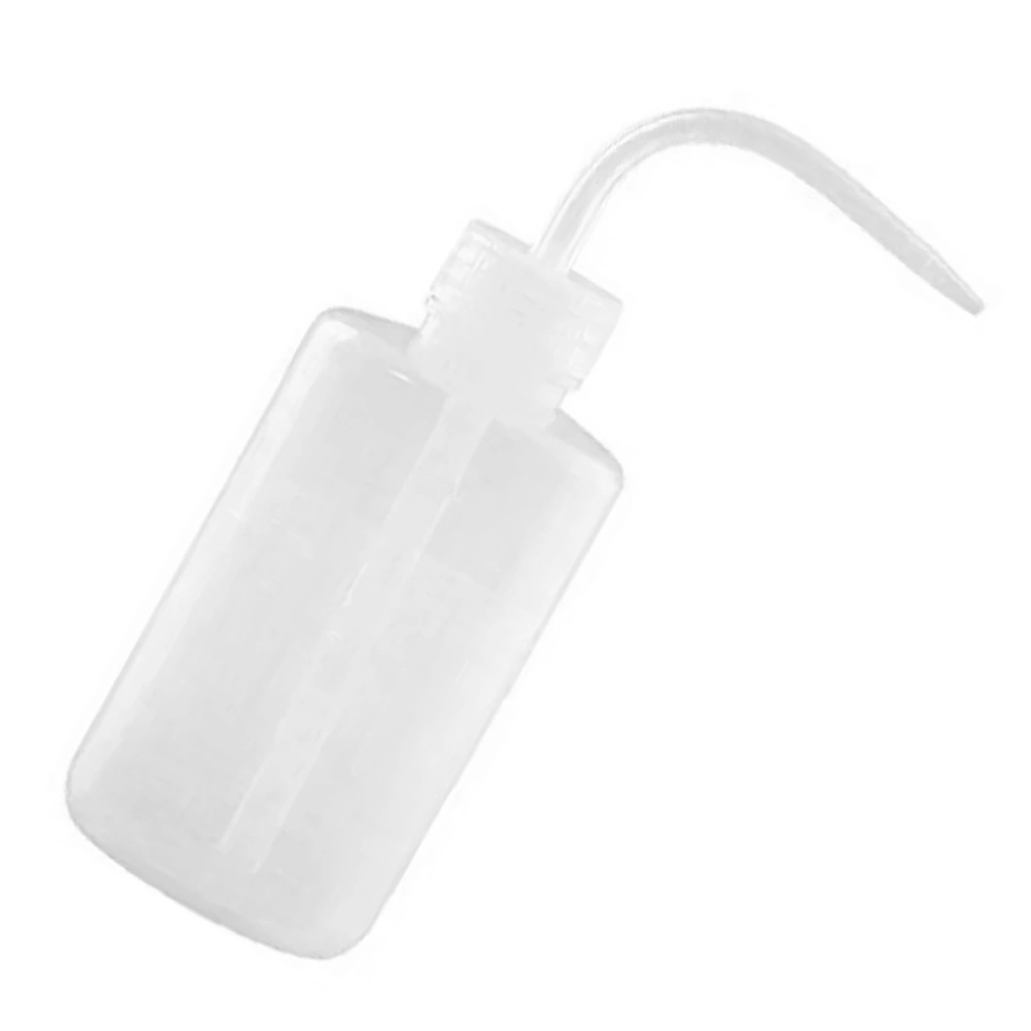 250ML Small Size Squeeze Bottle Watering Can with Curved Spout Transparent Thickened Watering Pot