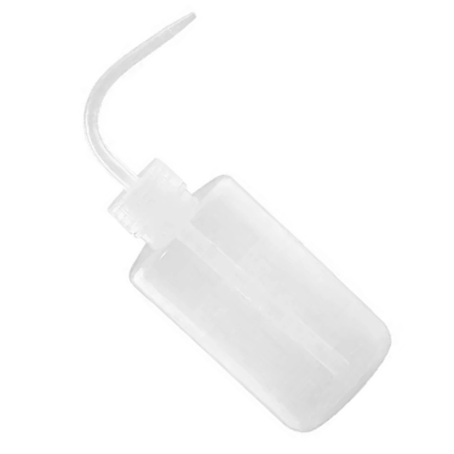 250ML Small Size Squeeze Bottle Watering Can with Curved Spout Transparent Thickened Watering Pot