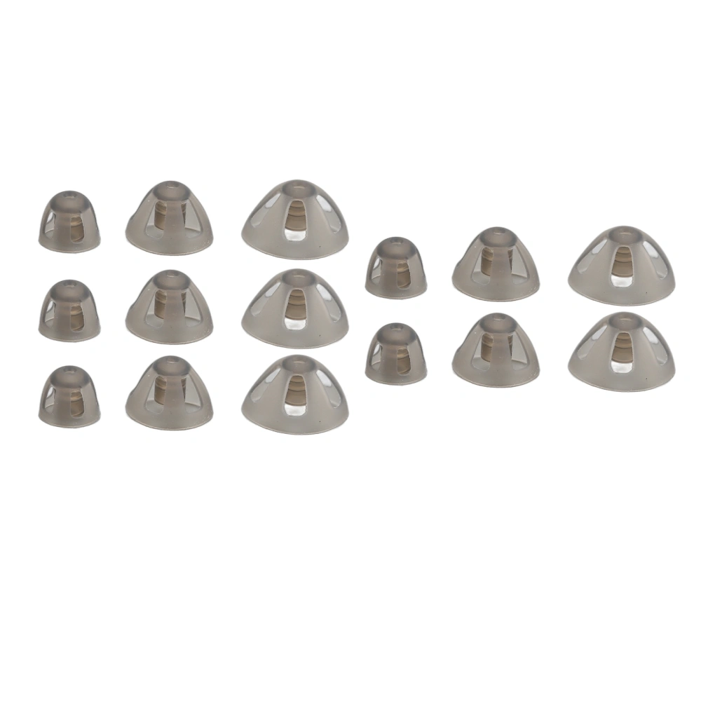 Hearing Aid Open Domes Professional Silicone Single Layer Replacement Hearing Aid Earplugs for Hearing Aid Accessory