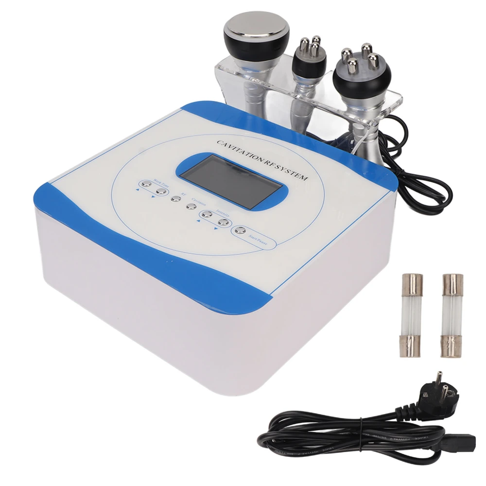 3 in 1 40Khz Cellulite Removal Machine Improve Circulation Negative Pressure Body Shaping Device 110‑240V EU Plug