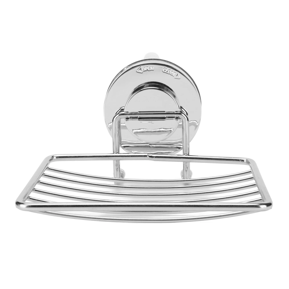 Soap Drain Rack Stainless Steel Wall Mounted Suction Soap Case Holder for Bathroom Kitchen