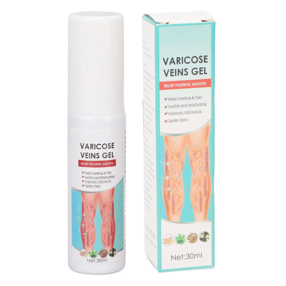 30ml Varicose Spray Reduce Pain Improve Blood Circulation Skin Moisturizing Spider Vein Treatment Spray for Legs