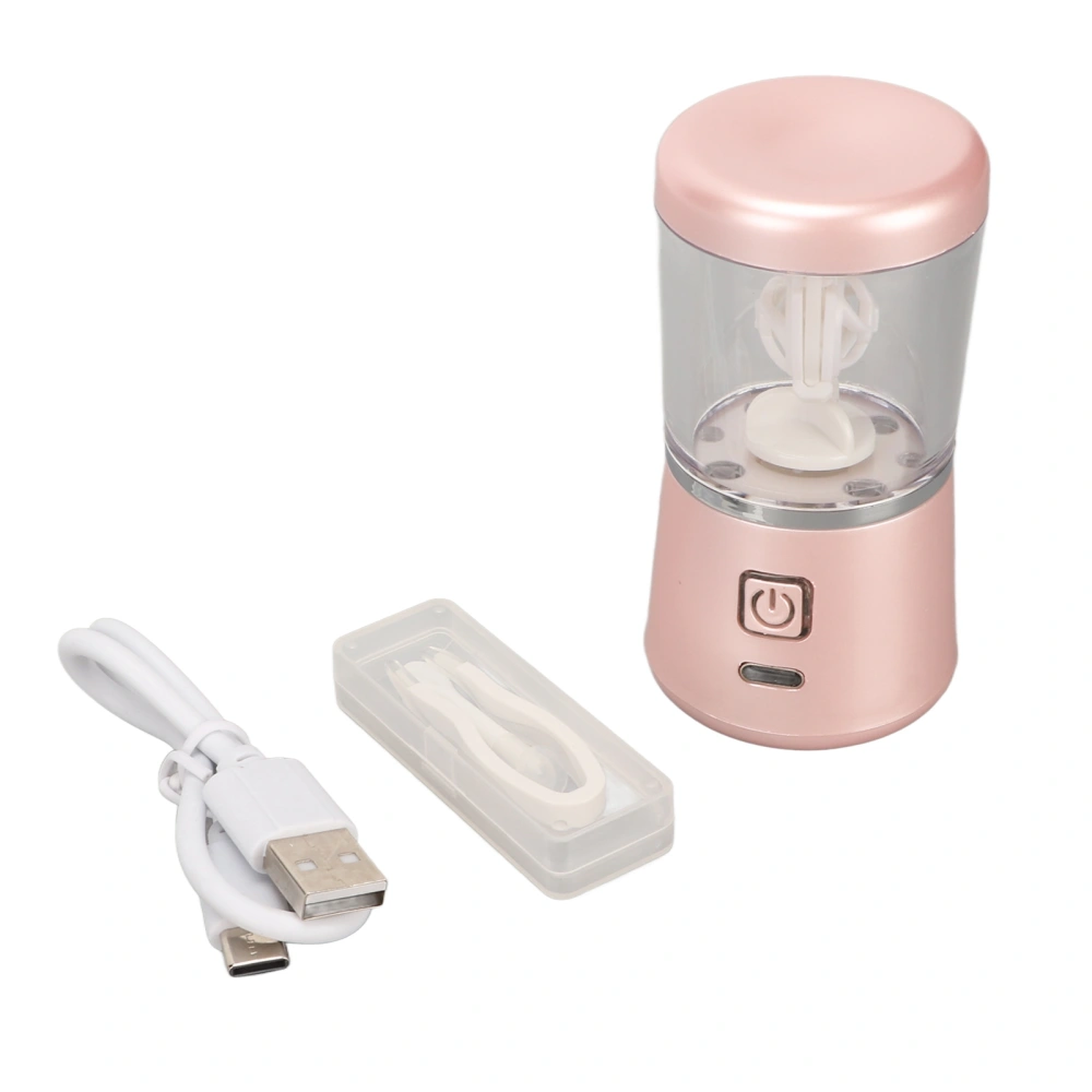 Contact Lens Cleaner USB Charging Automatic Portable Tear Proteins Removal Long Lasting Soft Lens Cleaning Machine Pink