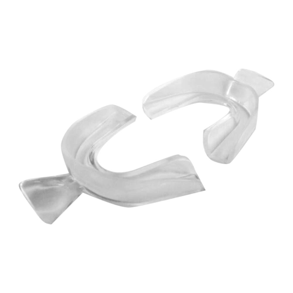 2pcs Dental Guard Teeth Brightening Shaping Perfect Fitting Moldable Mouth Guard Transparent