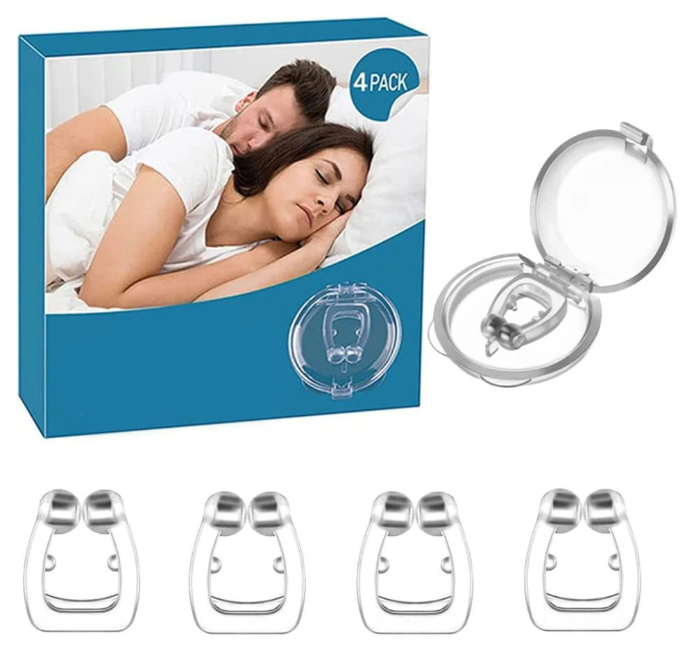 Nose Clip Snorer Mini Silicone Professional Snore Nose Clip Device for Improving Sleep Quality