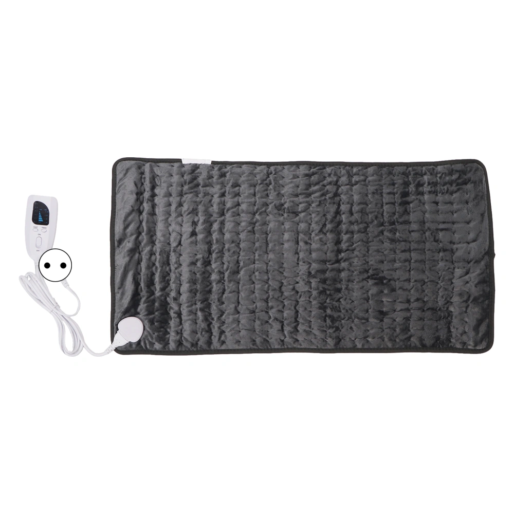 Electric Warmer Pad Soft 6 Heat Settings Auto Electric Heated Blanket Dark Green 29.9 X 15.7in EU Plug 220-240V