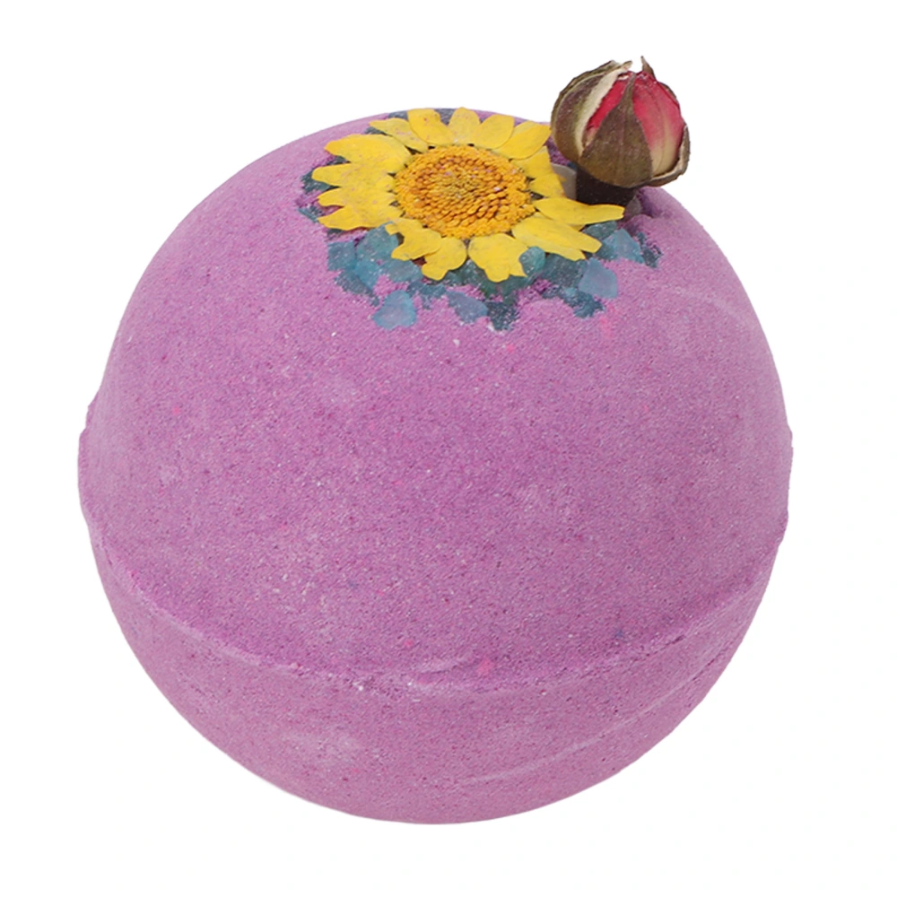 Spa Dry Flower Petals Bath Ball Men Women Home Travel Bubble Essential Oil Bath Salt Ball for Skin Care Lavender Sage