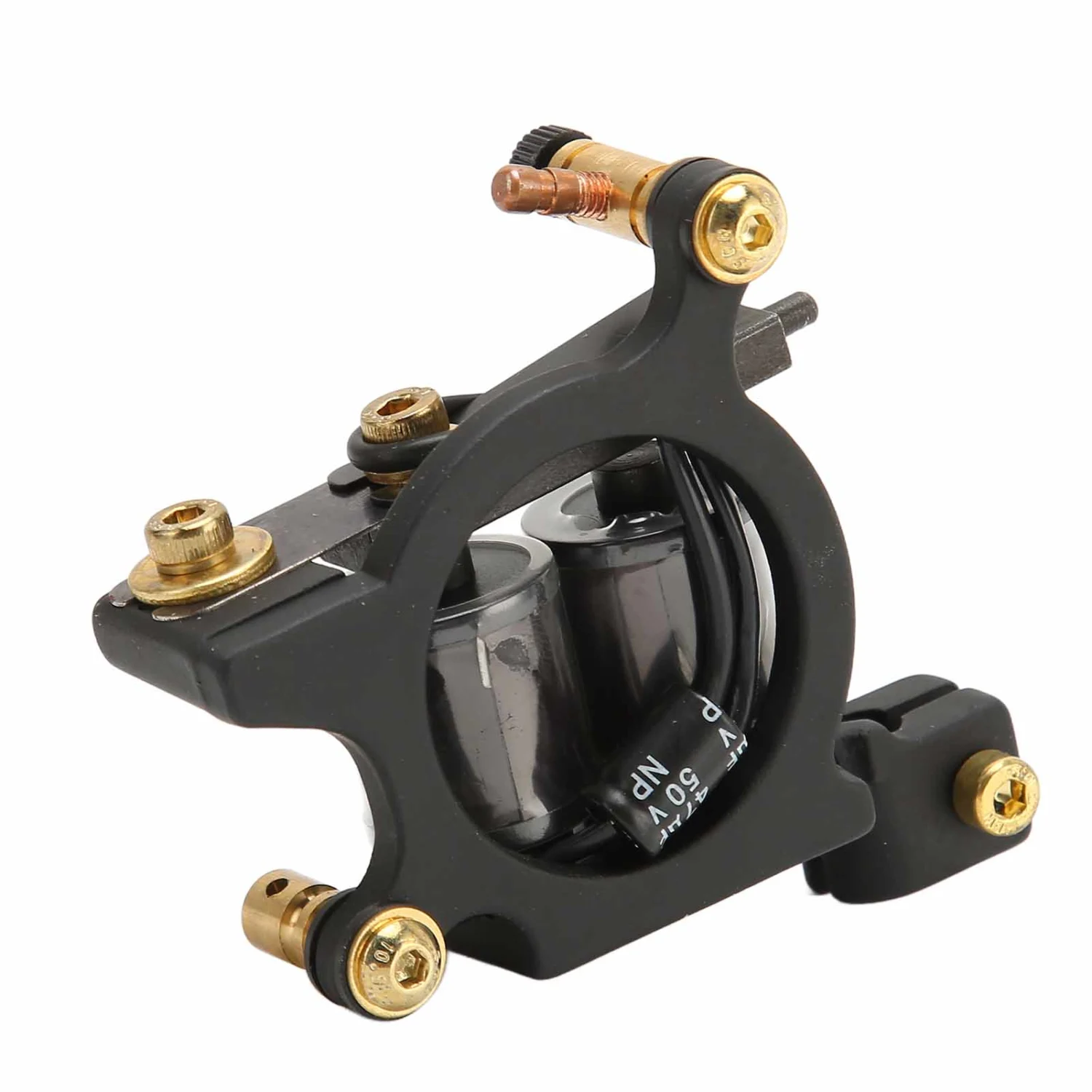 10 Wrap Coils Machine Copper Alloy Coil Professional Tattoo Machine for Shader Liner Tattooist Black 271