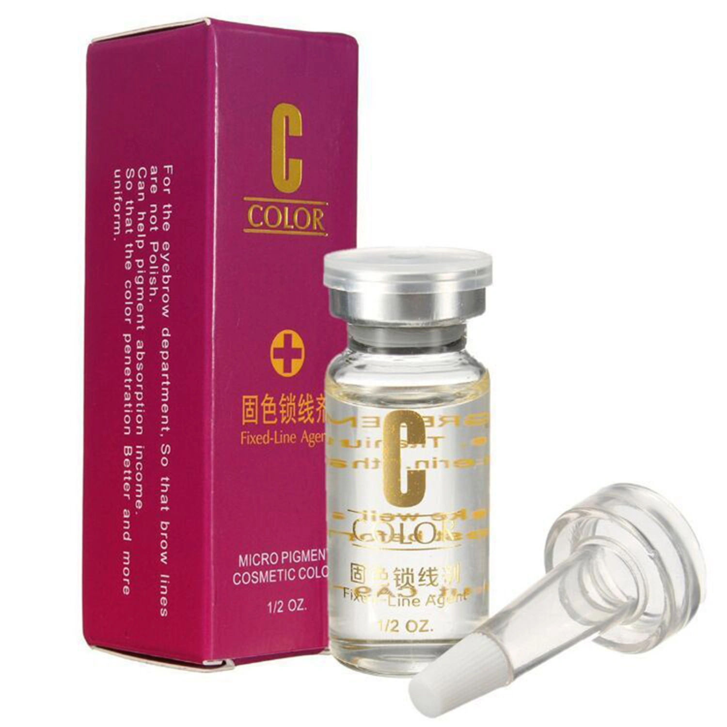 Microblading Pigment Fixing Agent Prevent Color Fading Tattoo Ink Color Lock Liquid for Eyebrow Lips