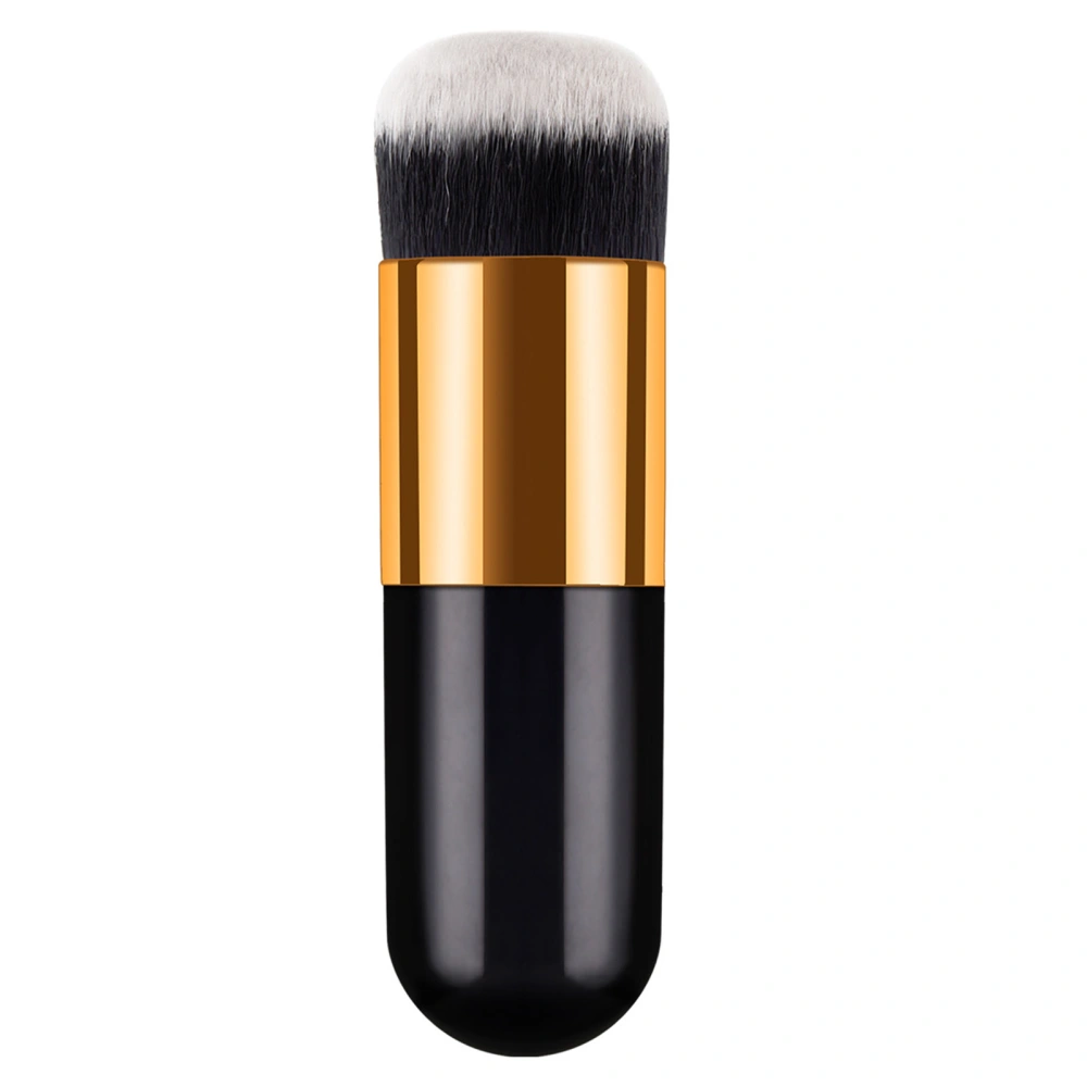 Makeup Brush Soft Bristles Cute Stylish Portable Cosmetic Brush Professional Makeup Tools Black Gold