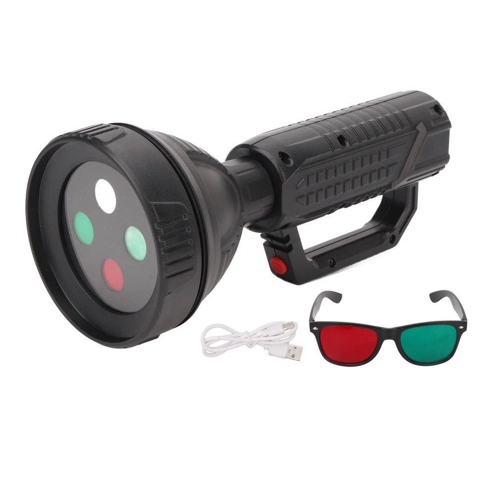 Visual Function Test Tool 4 Dot Binocular Vision Light with Red Green Glasses for Amblyopia