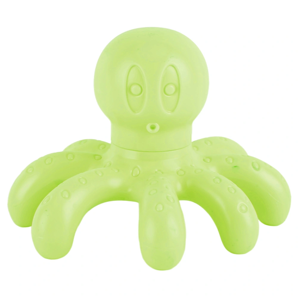 Octopus Claw Scalp Massager Handheld Manual Ergonomic Slimming Relaxed Octopus Head Massager for Legs Abdomen Green