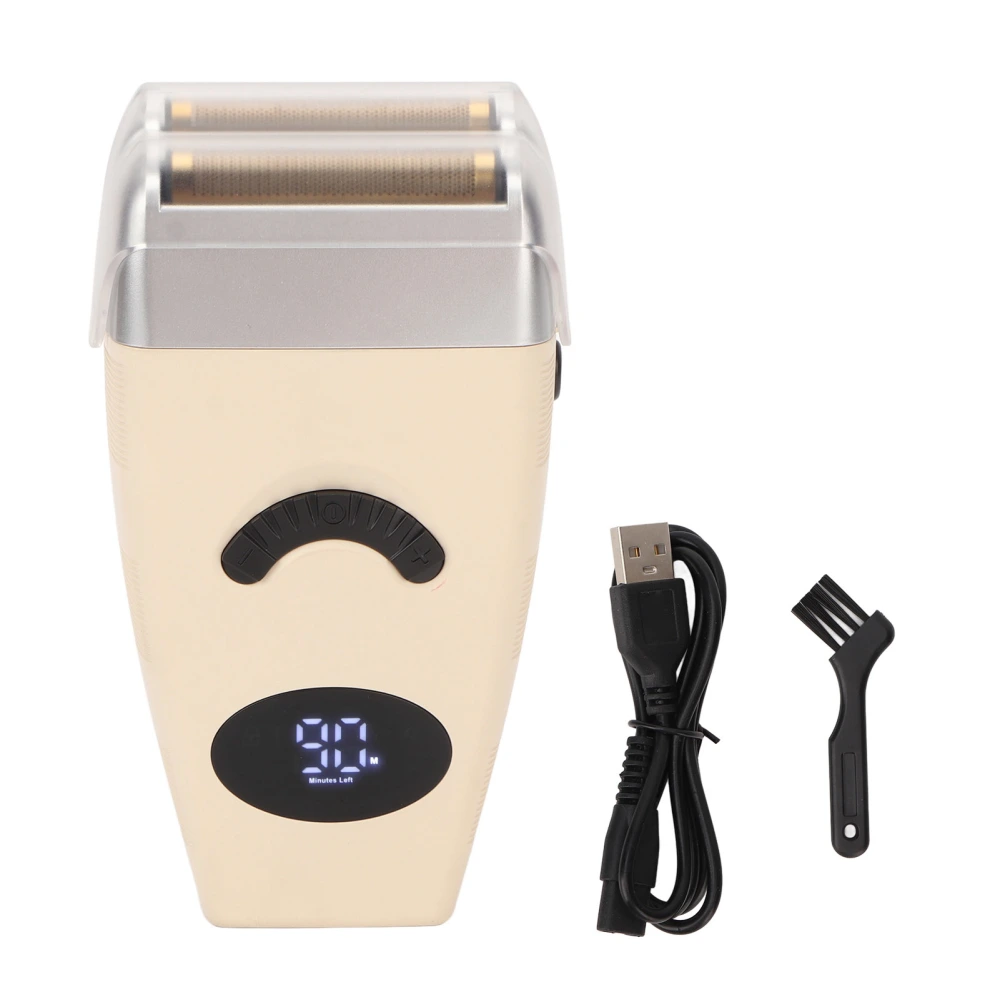 Beard Trimmer USB Rechargeable Detachable Flexible Waterproof Wet Dry Electric Hair Trimmer for Men