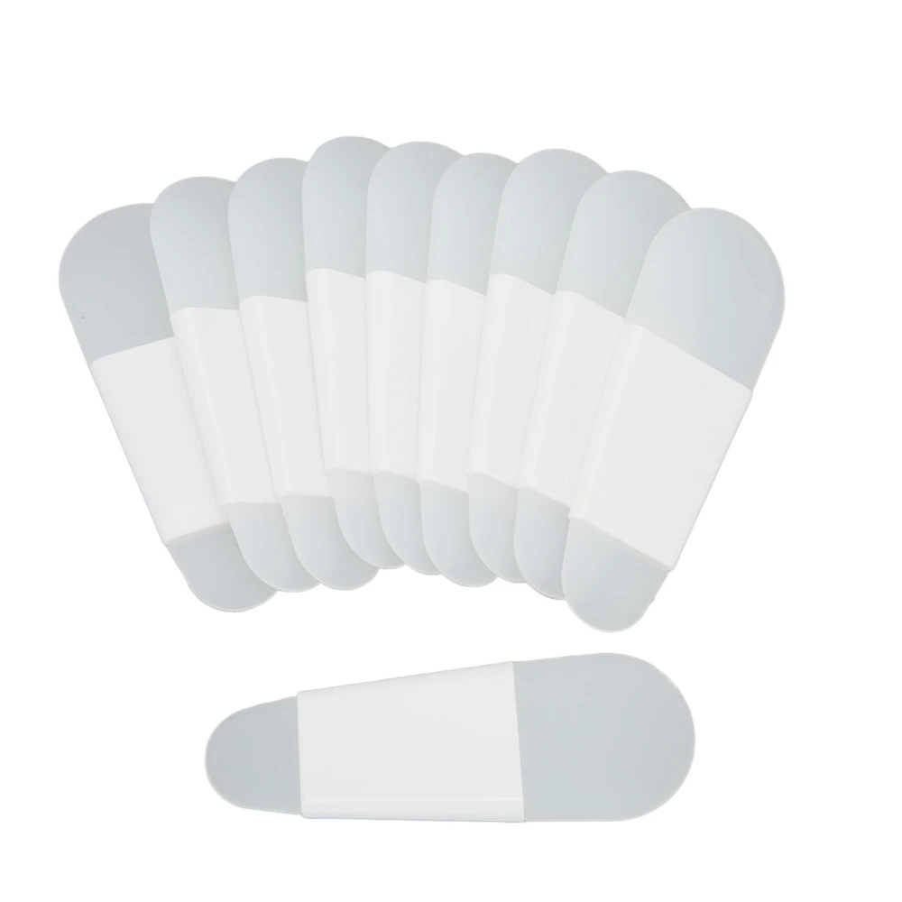 10pcs Mask Brush Soft Short Handle Portable Mini Silicone Face Mask Applicator for Home Women Use