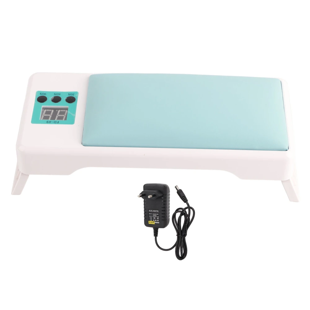 UV LED Nail Lamp with Hand Pillow Folding Portable Gel Polish Curing Lamp for Nail Artist 100‑240V