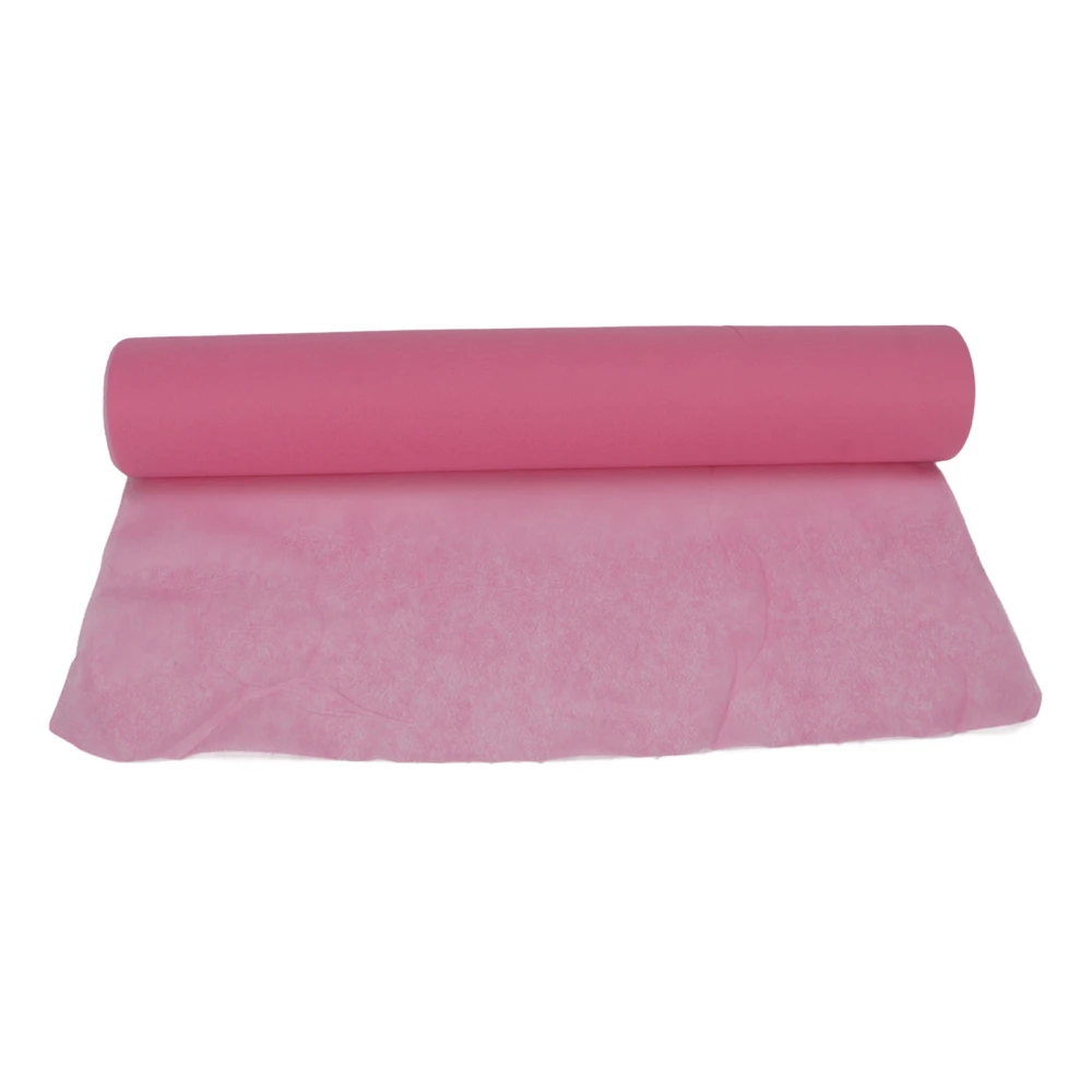 Facial Bed Cover Roll Nonwoven Skin Friendly Disposable Bed Sheet Roll for SPA Club Skin Management Center Beauty Salon Pink