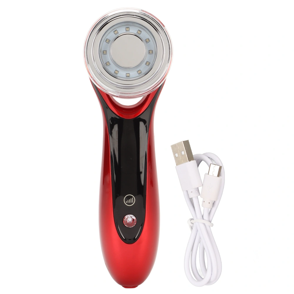 Skin Lifting Beauty Machine Colorful Light Deep Cleansing Promote Absorption Face Tightening Device