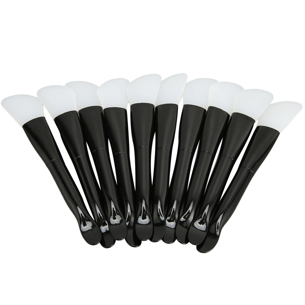 10pcs Silicone Facial Mask Brush Professional Home Beauty Salon Double Ended Mud Mask Applicator