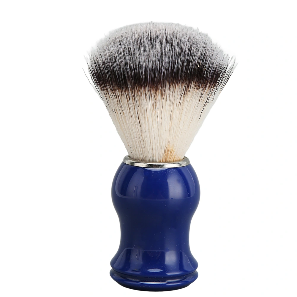 2 Colors Handcrafted Shaving Brush Blue Handle Silver Ring Men Shaving Brush for Beauty Salon