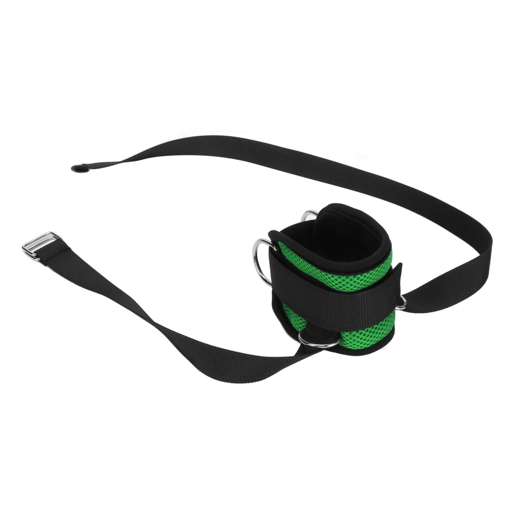 Ankle Strap Adjustable Hook and Loop Ankle Strength Exercises Belt for Leg Hip Workout Green