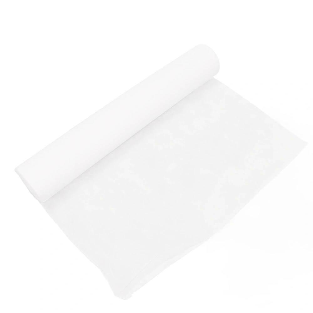 1 Roll Disposable Massage Face Pillow Cover Beauty Salon Massage Headrest Cover for Massage Table White