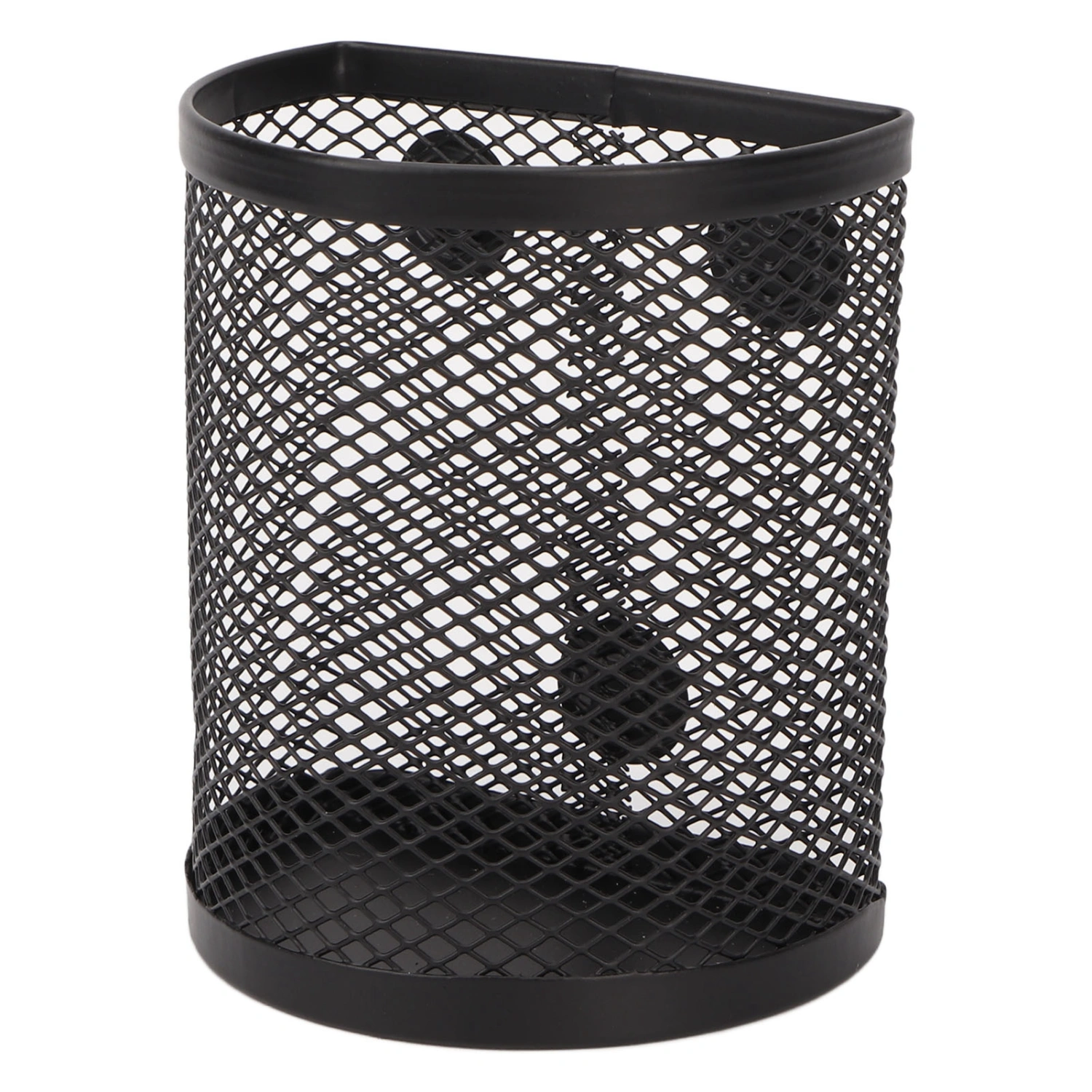 Magnetic Pencil Holder Semicircle Sturdy Metal Widely Used Magnetic Locker Organizer for Home Office Classroom