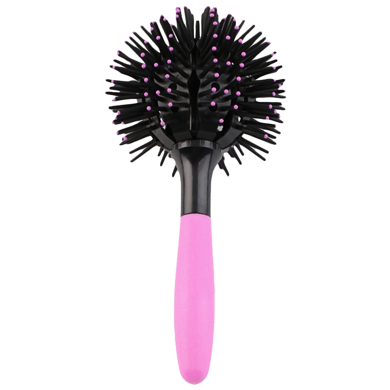 Round Ball Hair Brushes 3D 360 Degree Scalp Massage Spherical Shape Curling Hair Brush for Girls