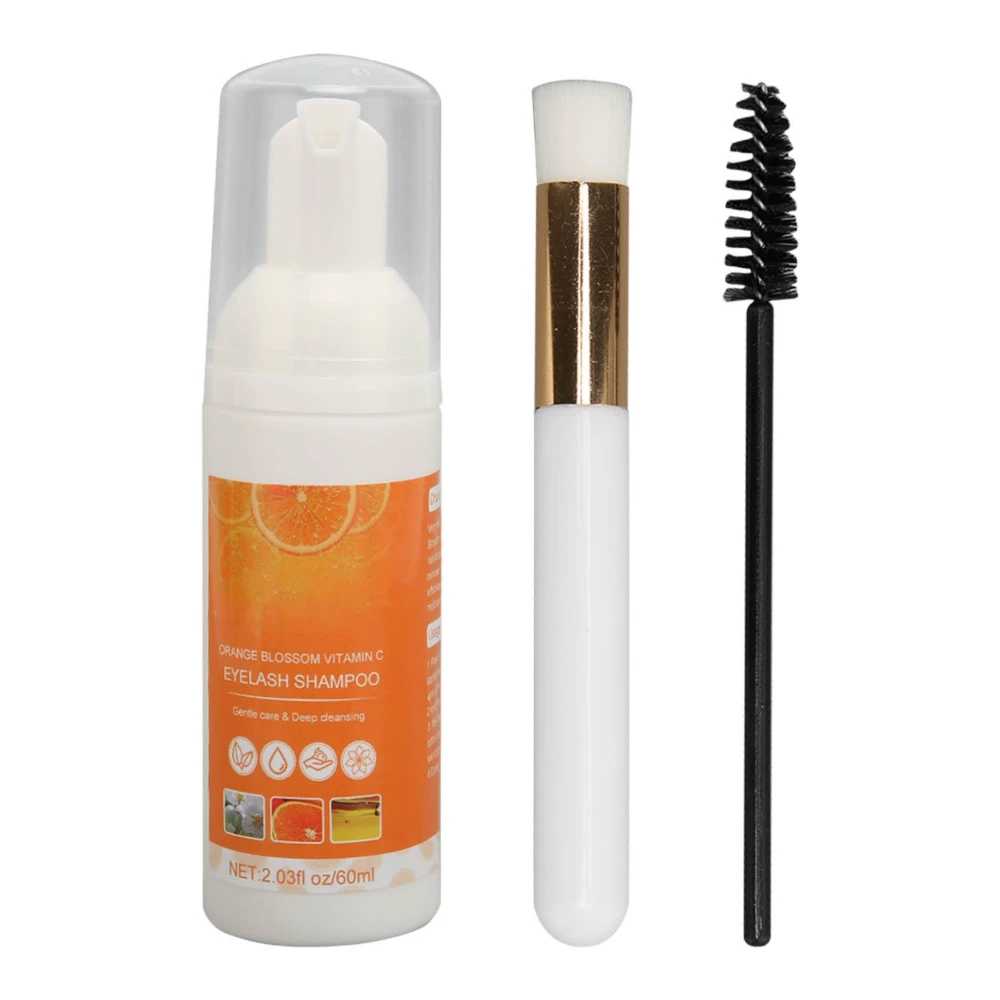 Eyelash Extension Shampoo Remove Dirts Grease Nourishing Eyelash Makeup Remover Mousse