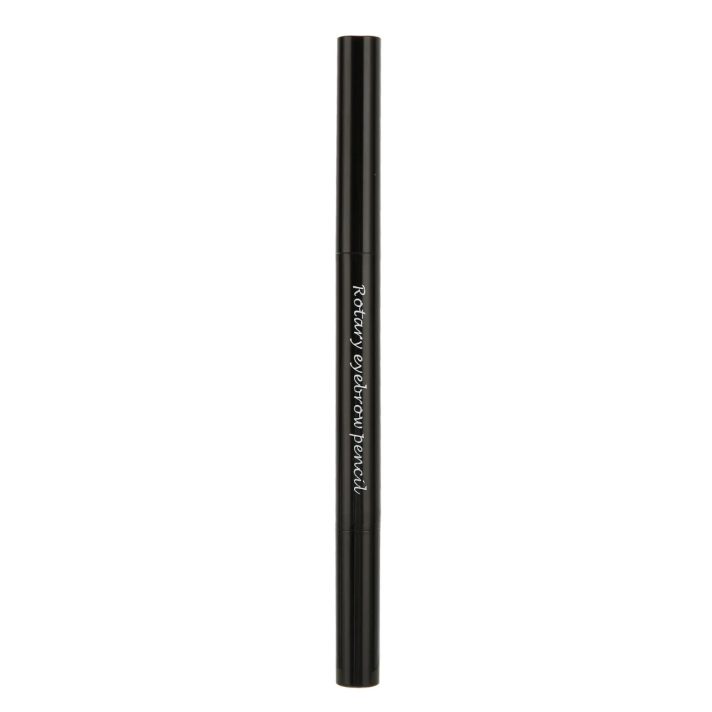 Double Headed Eyebrow Pencil for Beginner Waterproof Dark Coffee Long Lasting Eyebrow Pen with Rotate Refills