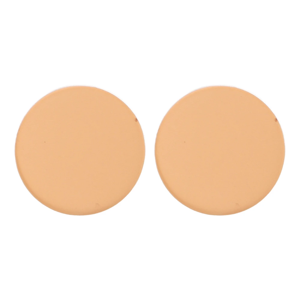 2 PCS Makeup Bronzer Pressed Soft Portable Single Color Face Bronzer Powder for Cosplay 9