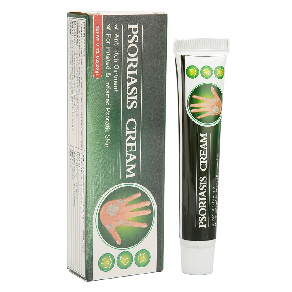 20g Psoriasis Cream Safe Mild Organic Matter Reduces Redness Portable Eczema Cream Psoriasis Treatment for Travel