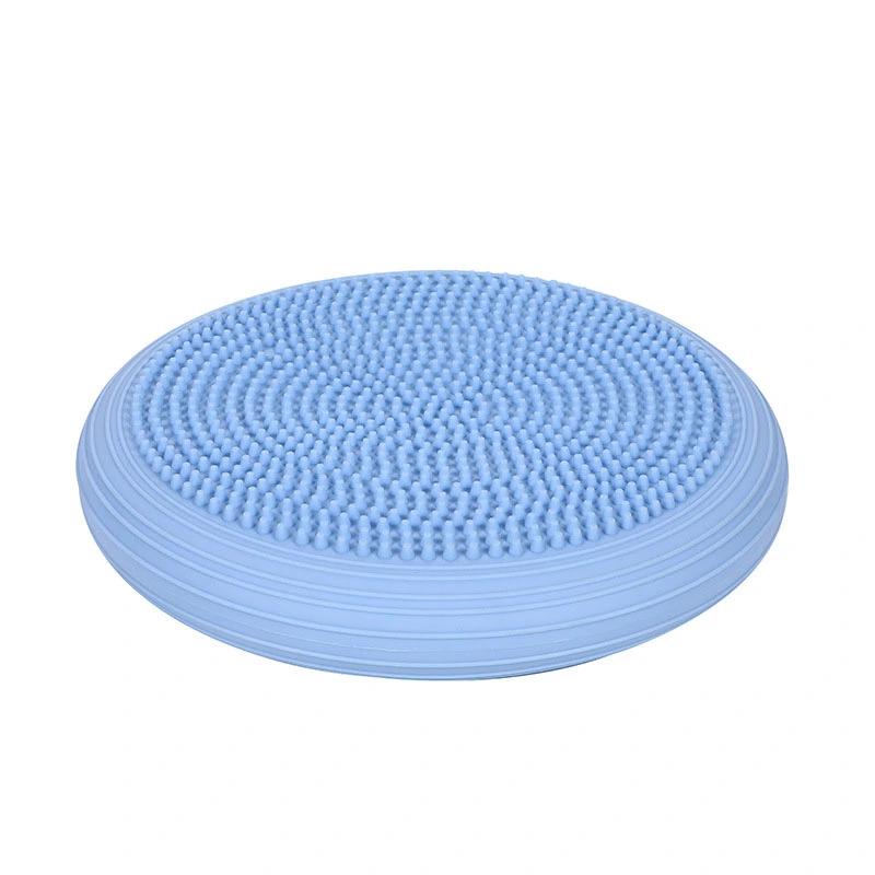 Wiggle Cushion Inflated Flexible Thick Portable Core Strength Balance Disc for Kids Adults Blue