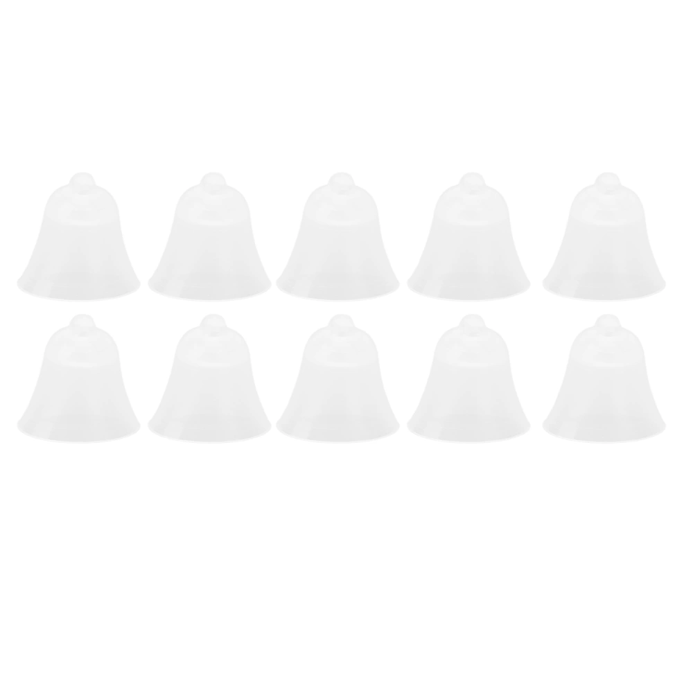 10PCS Hearing Amplifier Domes Replacement Silicone Soft Earplug Eardrum Heads Earbud Tips White L