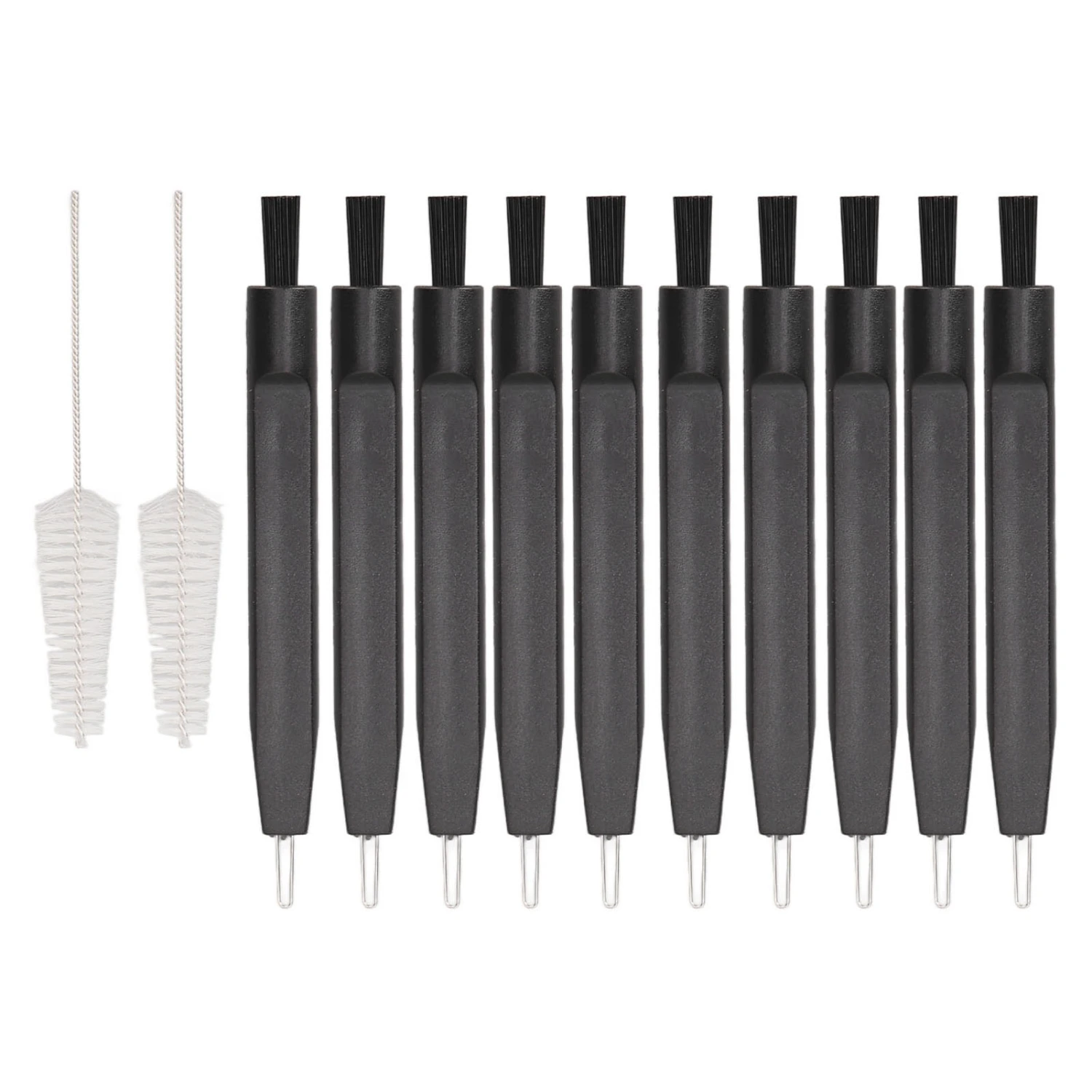 Hearing Amplifier Cleaning Brush with Wax Loop Hearing Amplifier Vent Tube Brush Cleaning Tool Set