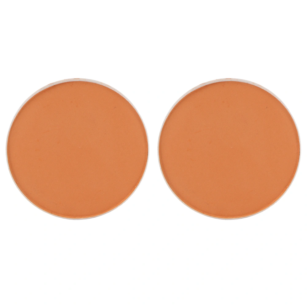 2 Pcs Contouring Powder Single Color Matte DIY Blendable Portable Face Shading Powder for Make Up