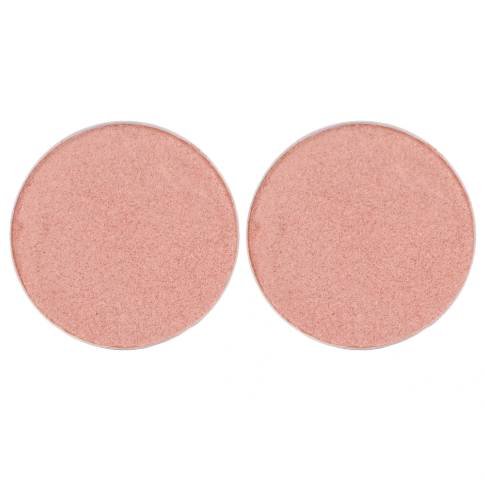 2pcs Highlighting Powder Pearlized Single Color Portable DIY Lightweight Face Highlighter