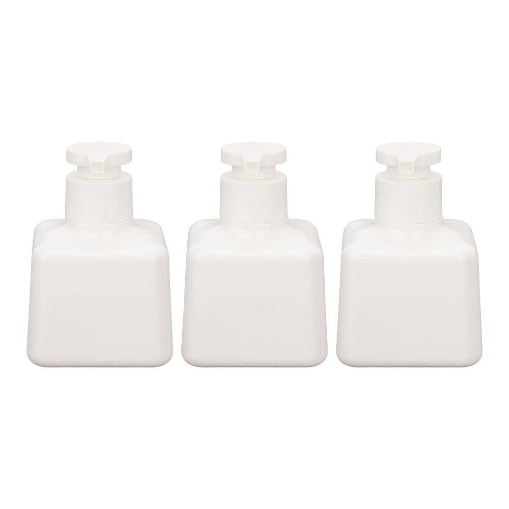 3pcs 200ml Travel Empty Pump Bottle Liquid Container Refillable Lotion Dispenser Bottle for Shampoo