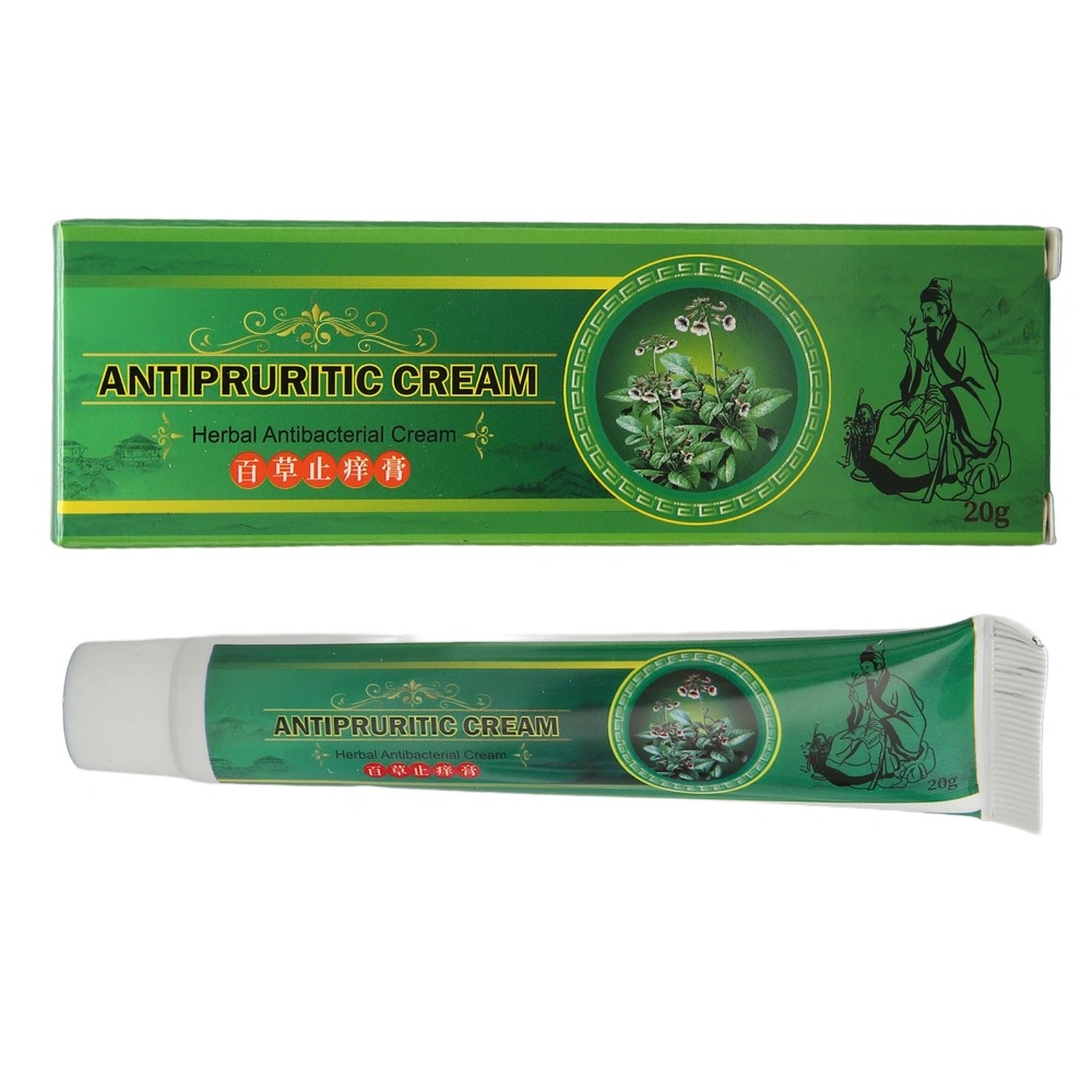 Herbal Cream Safe Irritating Free Portable Itching Relief Ointment for Adults Children 0.7oz