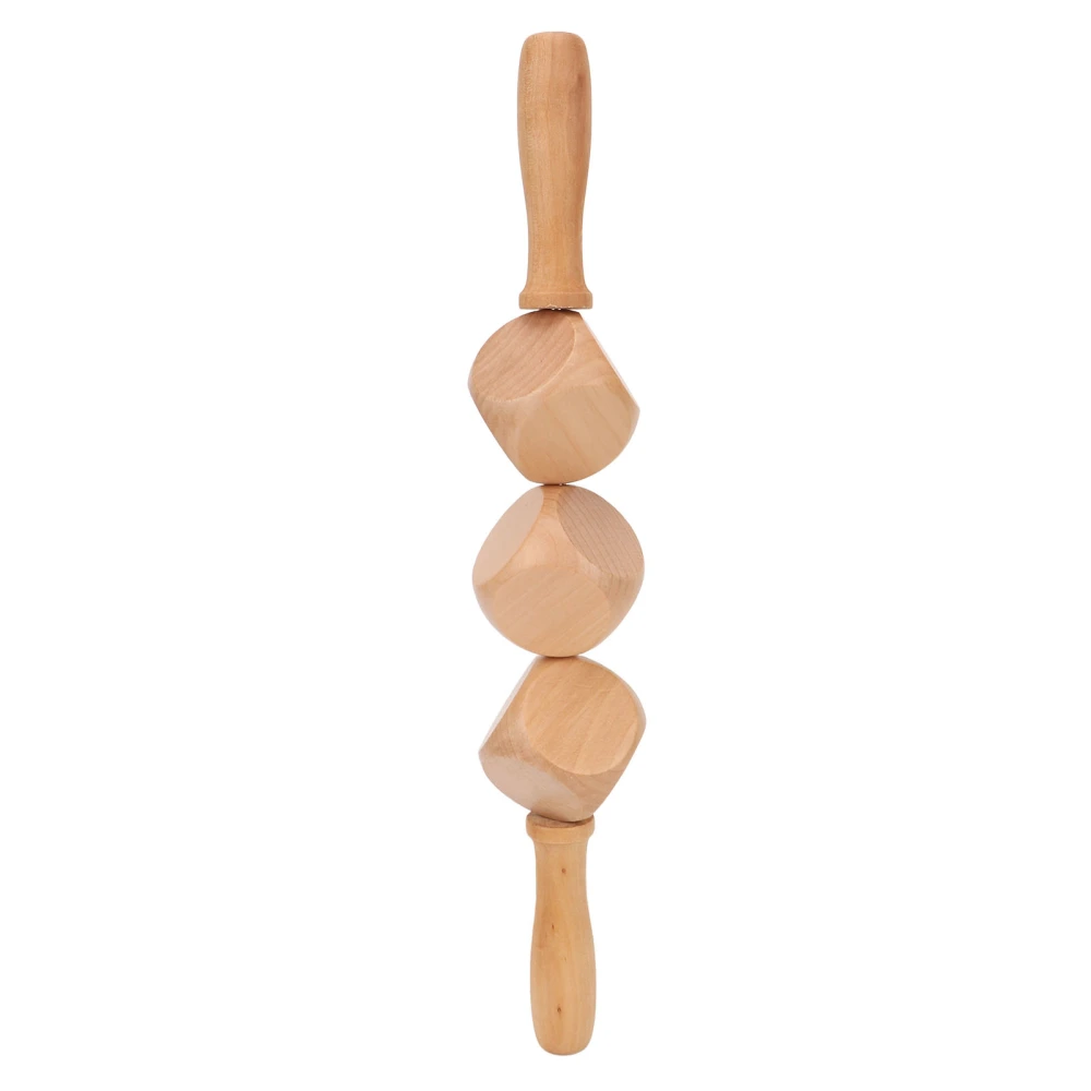 Wooden Scraping Roller Stick Manual Release Cellulite Muscle Blasting Meridian Dredging Trigger Points Massage Roller