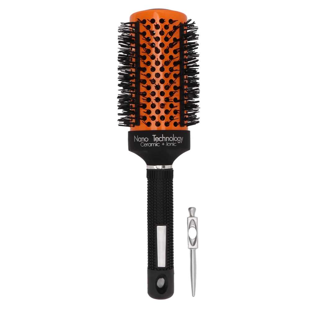 Hair Curling Round Brush Portable Home Hair Salon Beard Barrel Brush Styling Tool for Blow Drying