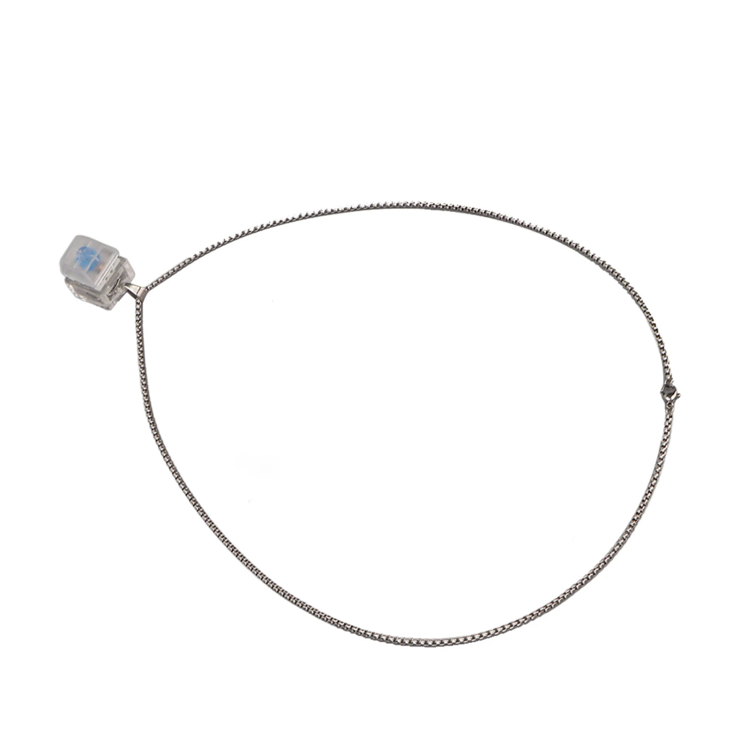 Stress Relief Necklace LED Portable Resin Fashionable Anxiety Necklace for Women Men